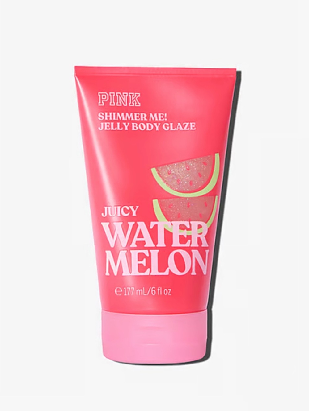 PINK Victoria's Secret Juicy Watermelon Shimmer Jelly Body Glaze - Bright Pink